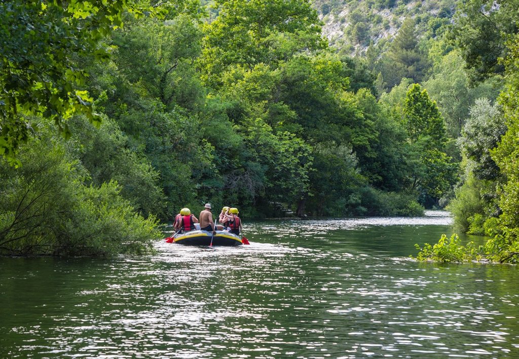 Rafting on Cetina River